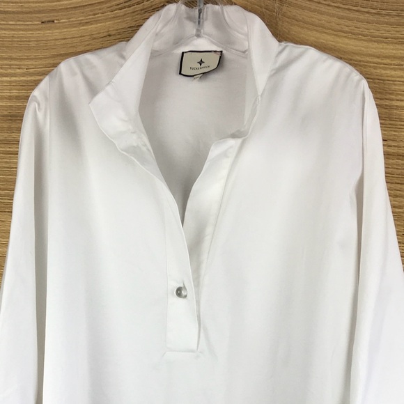 TUCKERNUCK White Feather Cuffs Willow Blouse Size XXXL - Picture 6 of 14